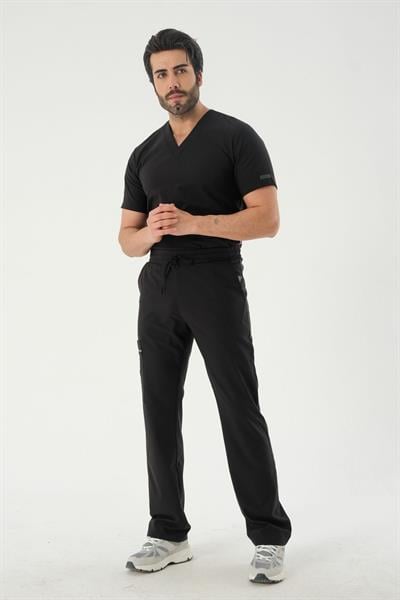 Premium AZE 968 Cerrahi Pantolon - Siyah