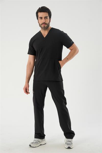 Premium AZE 968 Cerrahi Pantolon - Siyah