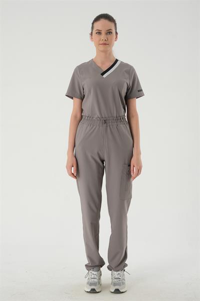 Premium BIANCA ONE Cerrahi Pantolon - Gri