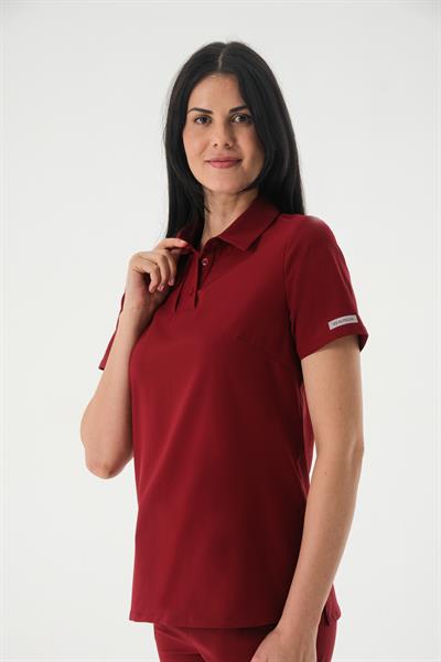 Premium BRONTE-DOLLY ONE Kadın Cerrahi Takım - Bordo