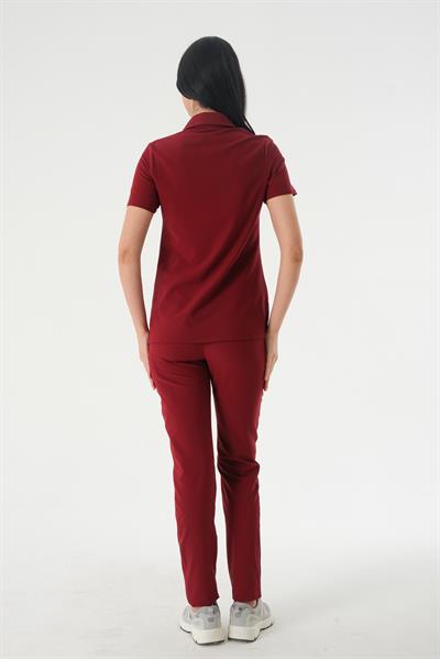 Premium BRONTE-DOLLY ONE Kadın Cerrahi Takım - Bordo