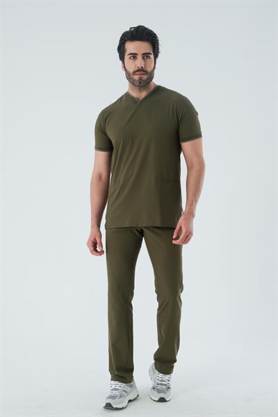 Premium DAVID Cerrahi Üst - Haki Yeşil