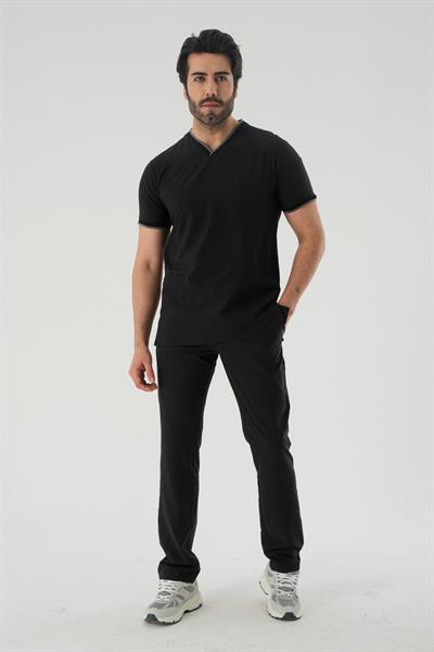 Premium DAVID Cerrahi Üst - Siyah