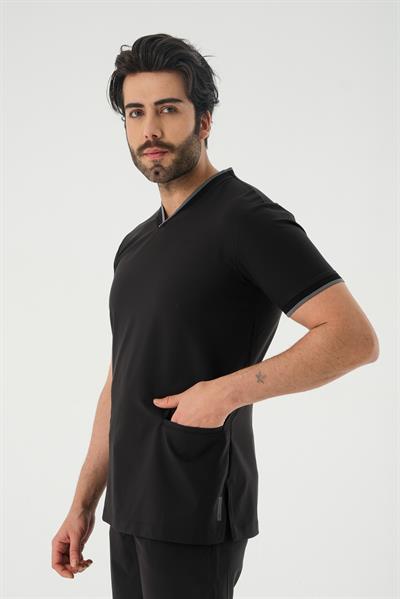 Premium DAVID Cerrahi Üst - Siyah