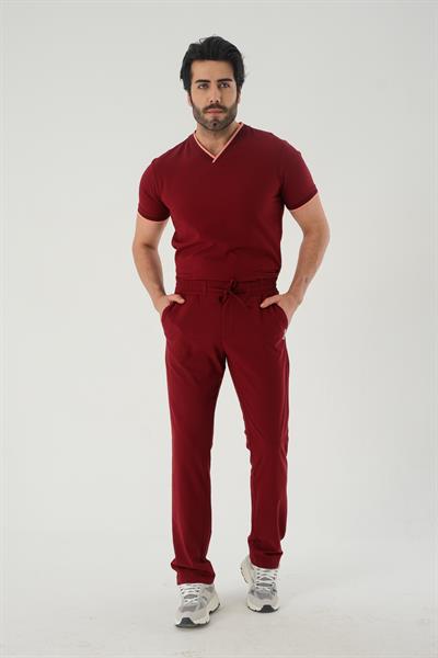 Premium DAVID-DRIVE ONE Erkek Cerrahi Takım - Bordo
