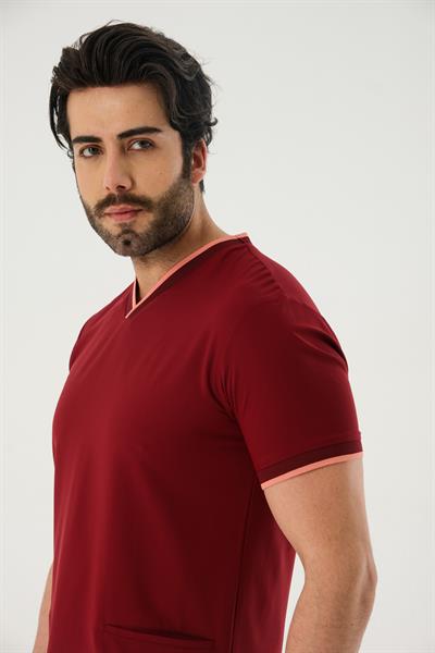 Premium DAVID-DRIVE ONE Erkek Cerrahi Takım - Bordo