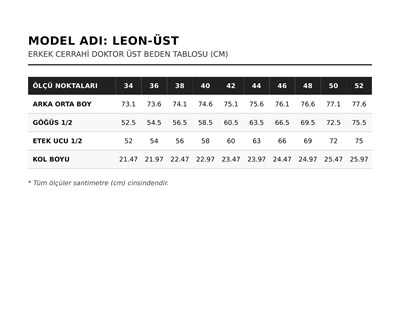 Diamond LEON Cerrahi Üst - Koyu Lacivert