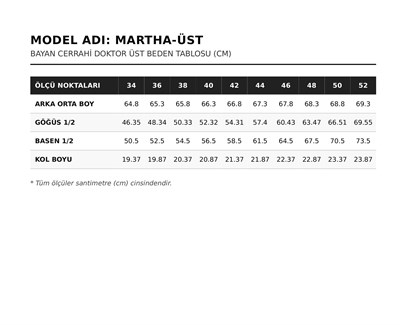 Diamond MARTHA Cerrahi Üst - Koyu Lacivert