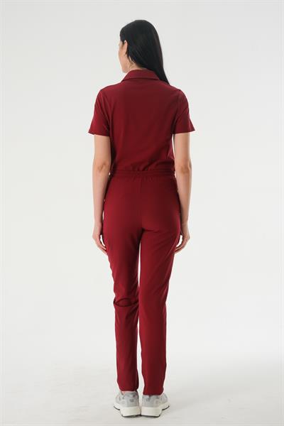 Premium DOLLY ONE Cerrahi Pantolon - Bordo