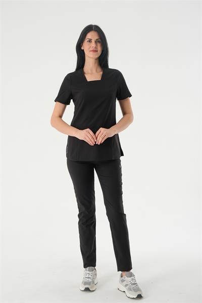 Premium DOLLY ONE Cerrahi Pantolon - Siyah