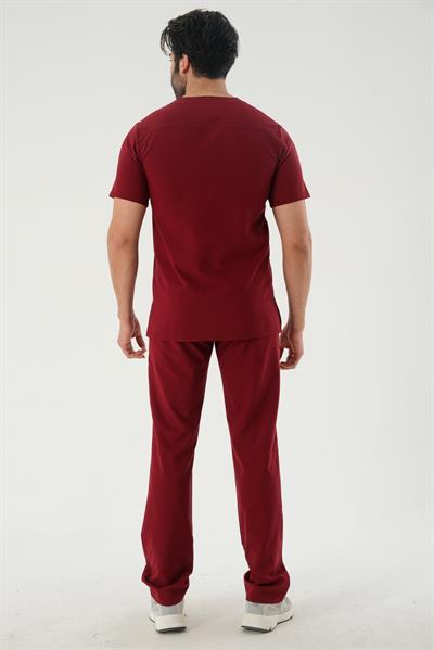 Premium DOMANIC Cerrahi Üst - Bordo