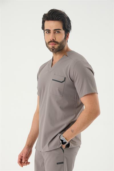 Premium DOMANIC-THOMASDG Erkek Cerrahi Takım - Gri