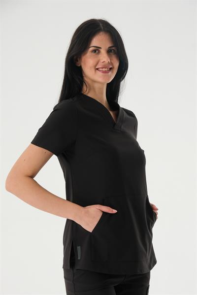 Premium DORE-BIANCA ONE Kadın Cerrahi Takım - Siyah