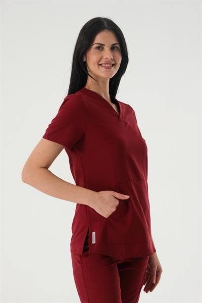 Premium DORE Cerrahi Üst - Bordo
