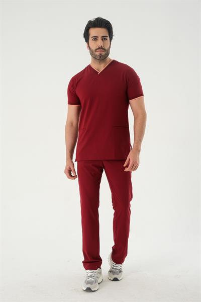 Premium DRIVE ONE Cerrahi Pantolon - Bordo