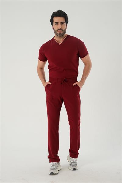 Premium DRIVE ONE Cerrahi Pantolon - Bordo