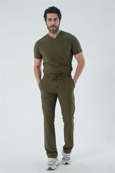 Premium DRIVE ONE Cerrahi Pantolon - Haki Yeşil