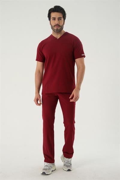 Premium DRIVE TWO Cerrahi Pantolon - Bordo