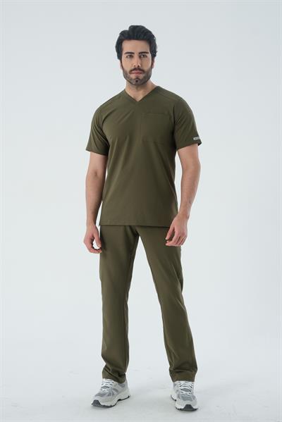 Premium DRIVE TWO Cerrahi Pantolon - Haki Yeşil
