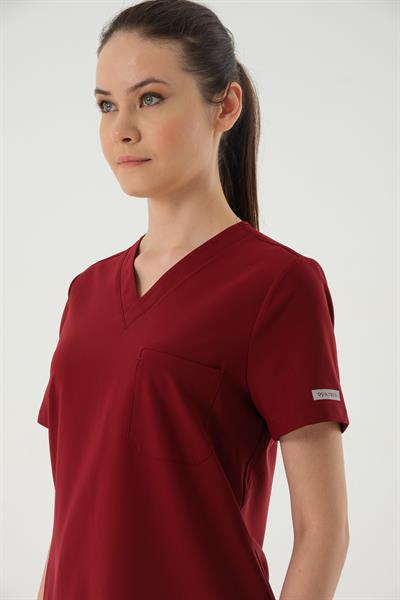 Premium FARA-DOLLY ONE Kadın Cerrahi Takım - Bordo