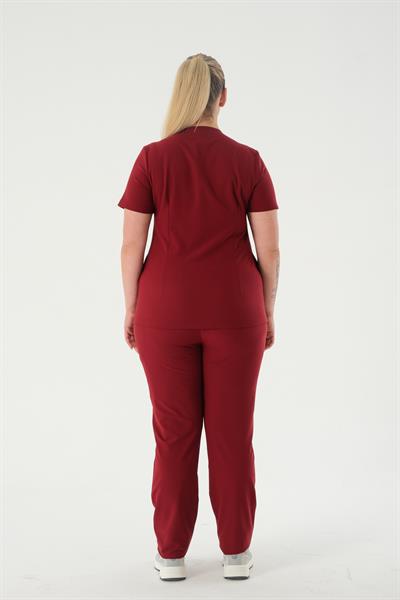 Premium FARA-DOLLY ONE Kadın Cerrahi Takım - Bordo