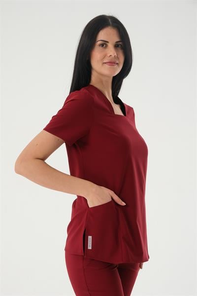 Premium GANO Cerrahi Üst - Bordo