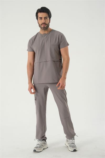 Premium GILBERT TWO Cerrahi Üst - Gri