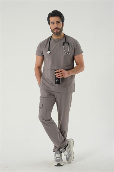 Premium GILBERT TWO Cerrahi Üst - Gri