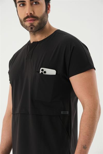 Premium GILBERT TWO Cerrahi Üst - Siyah