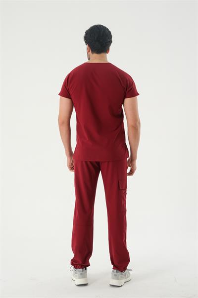 Premium GILBERT TWO-LUCAS Erkek Cerrahi Takım - Bordo