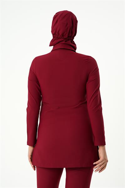 Premium GLORY Cerrahi Tesettür Üst - Bordo