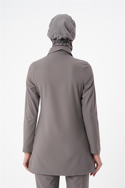 Premium GLORY Cerrahi Tesettür Üst - Gri