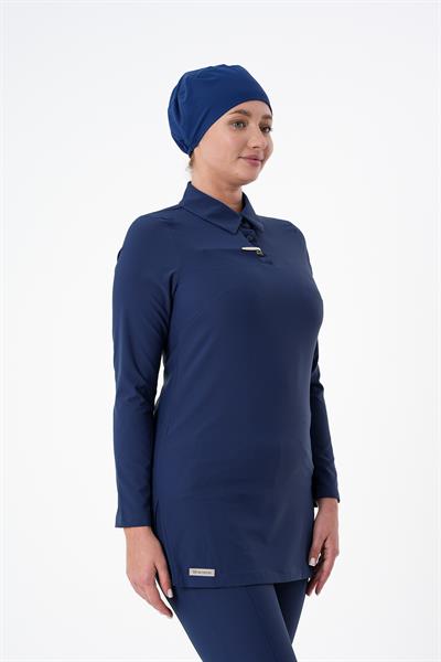 Premium GLORY Cerrahi Tesettür Üst - Lacivert