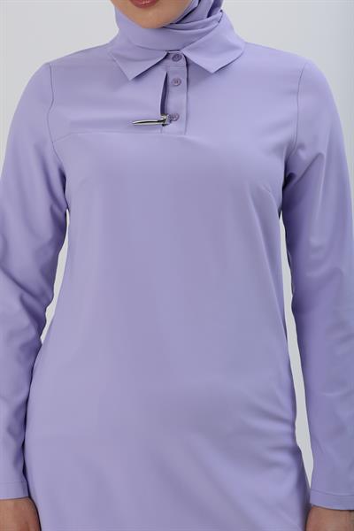 Premium GLORY Cerrahi Tesettür Üst - Lila