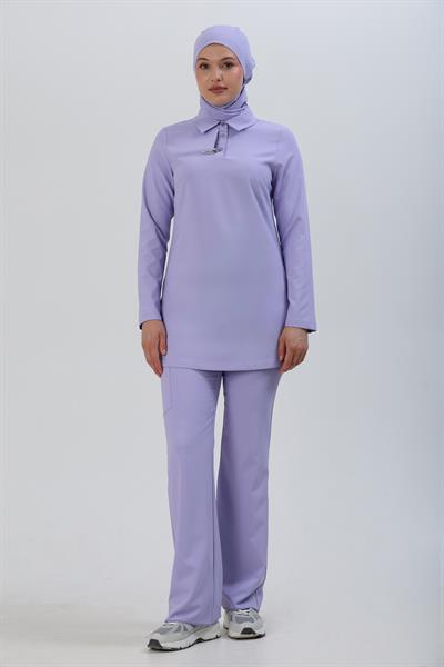 Premium GLORY Cerrahi Tesettür Üst - Lila