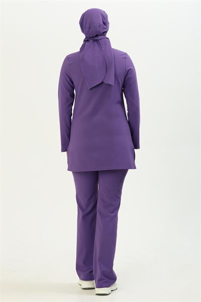 Premium GLORY Cerrahi Tesettür Üst - Mor