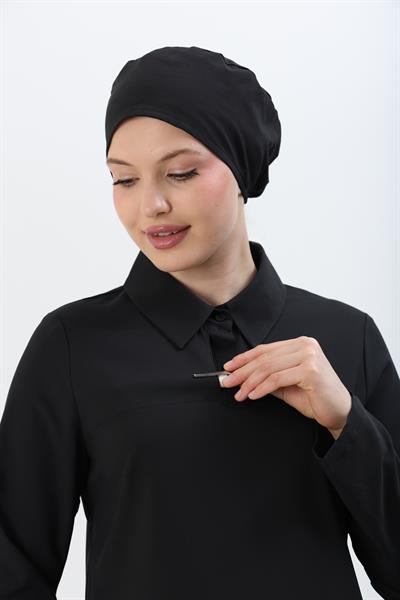 Premium GLORY Cerrahi Tesettür Üst - Siyah