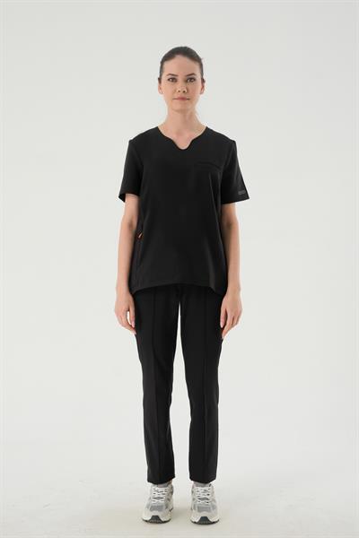 Premium HILLS Cerrahi Pantolon - Siyah