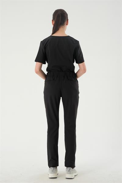Premium HILLS Cerrahi Pantolon - Siyah