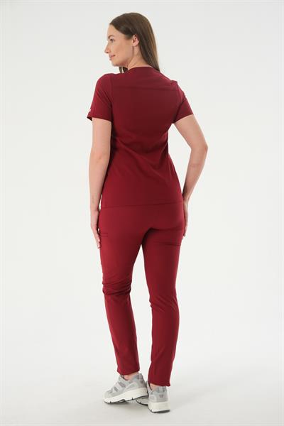 Premium JENNY-DOLLY ONE Kadın Cerrahi Takım - Bordo