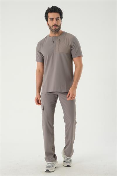 Premium JOSEF-LUCAS TWO Erkek Cerrahi Takım - Gri