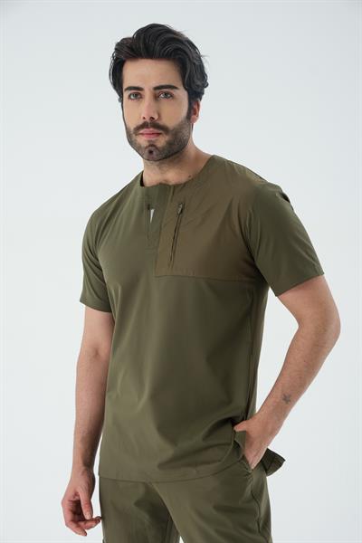 Premium JOSEF-LUCAS TWO Erkek Cerrahi Takım - Haki Yeşil