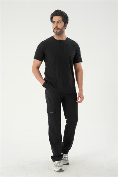 Premium LUCAS TWO Cerrahi Pantolon - Siyah