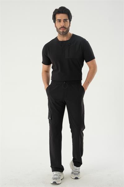 Premium LUCAS TWO Cerrahi Pantolon - Siyah
