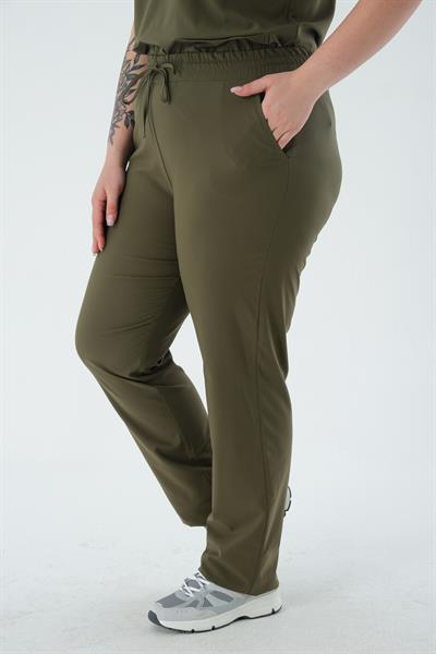 Premium MANDY Cerrahi Pantolon - Haki Yeşil