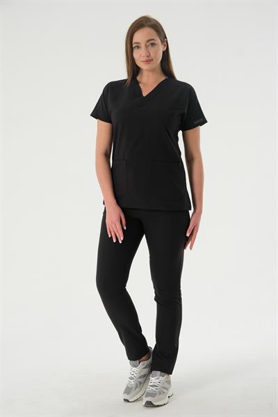 Premium MANDY Cerrahi Pantolon - Siyah