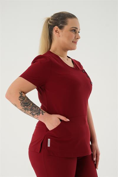 Premium MERRY Cerrahi Üst - Bordo