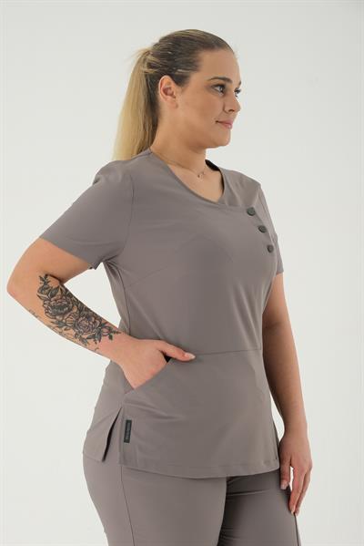 Premium MERRY Cerrahi Üst - Gri