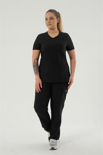 Premium MERRY Cerrahi Üst - Siyah