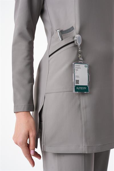 Premium MİRA Cerrahi Tesettür Üst - Gri
